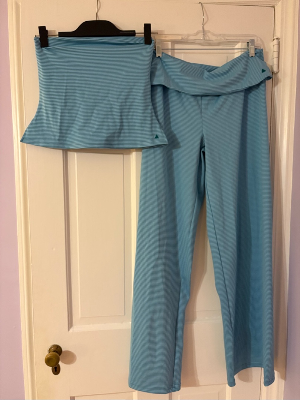 Vitality - Women’s Microstripe Set in Blue